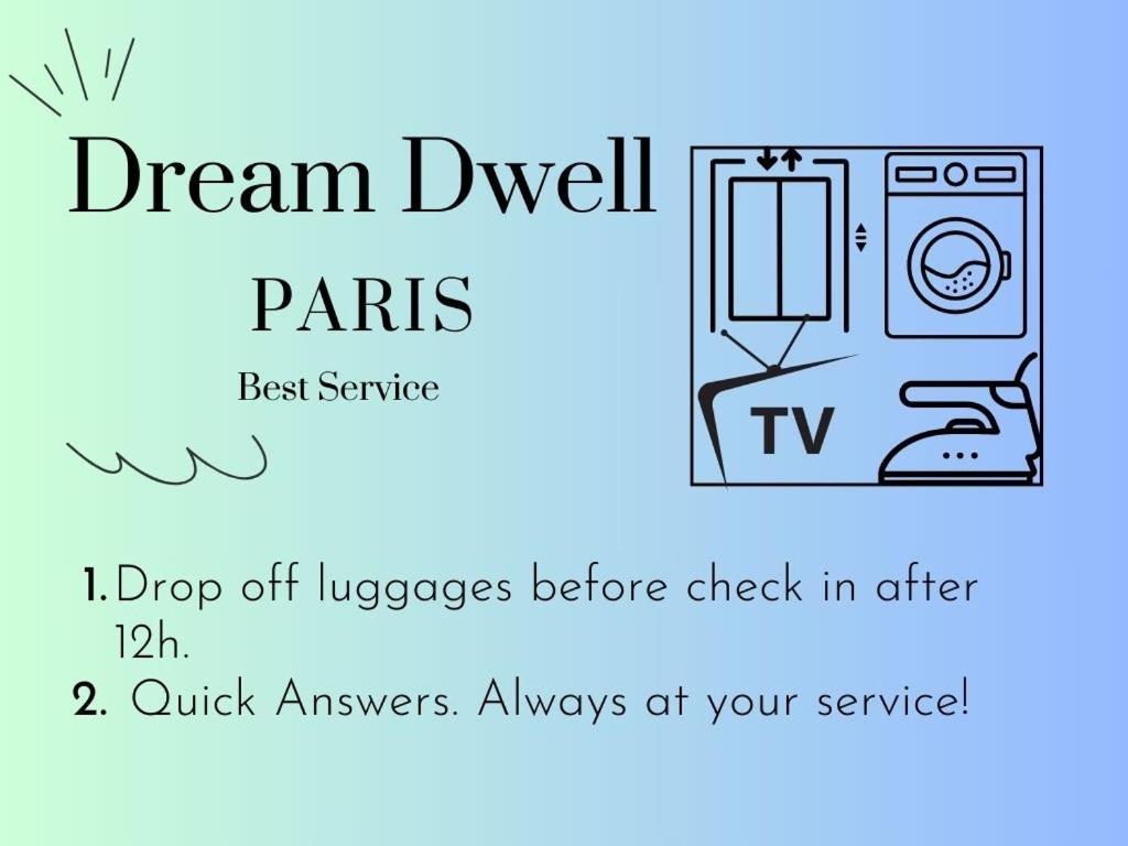 Dream Dwell Paris -Studio With Balcony 800M To Trocadero And Tour Eiffel Kültér fotó